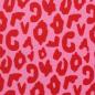 Preview: Baumwolljersey Happy Leo Pink/Rot by Swafing von Cherry Picking